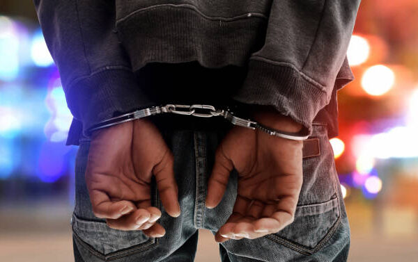 Suspect handcuff