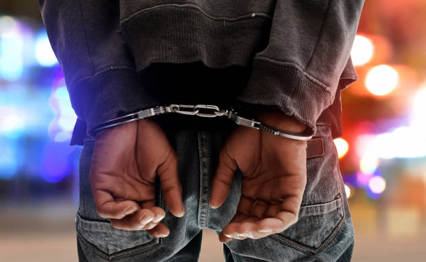 Suspect handcuff