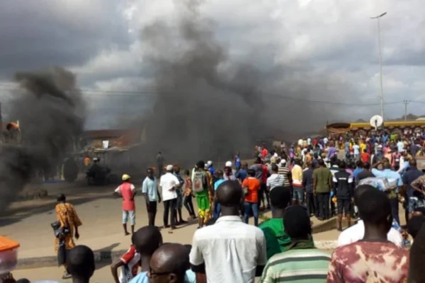 Mob Lynches Woman