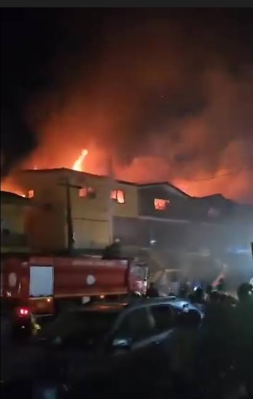 warehouse fire